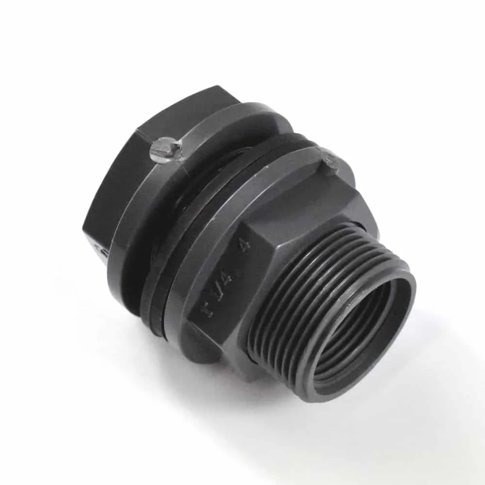 "PVC Durchführung Klebemuffe x AG x IG 32 x 1 1/2" x 1" PN10 image"