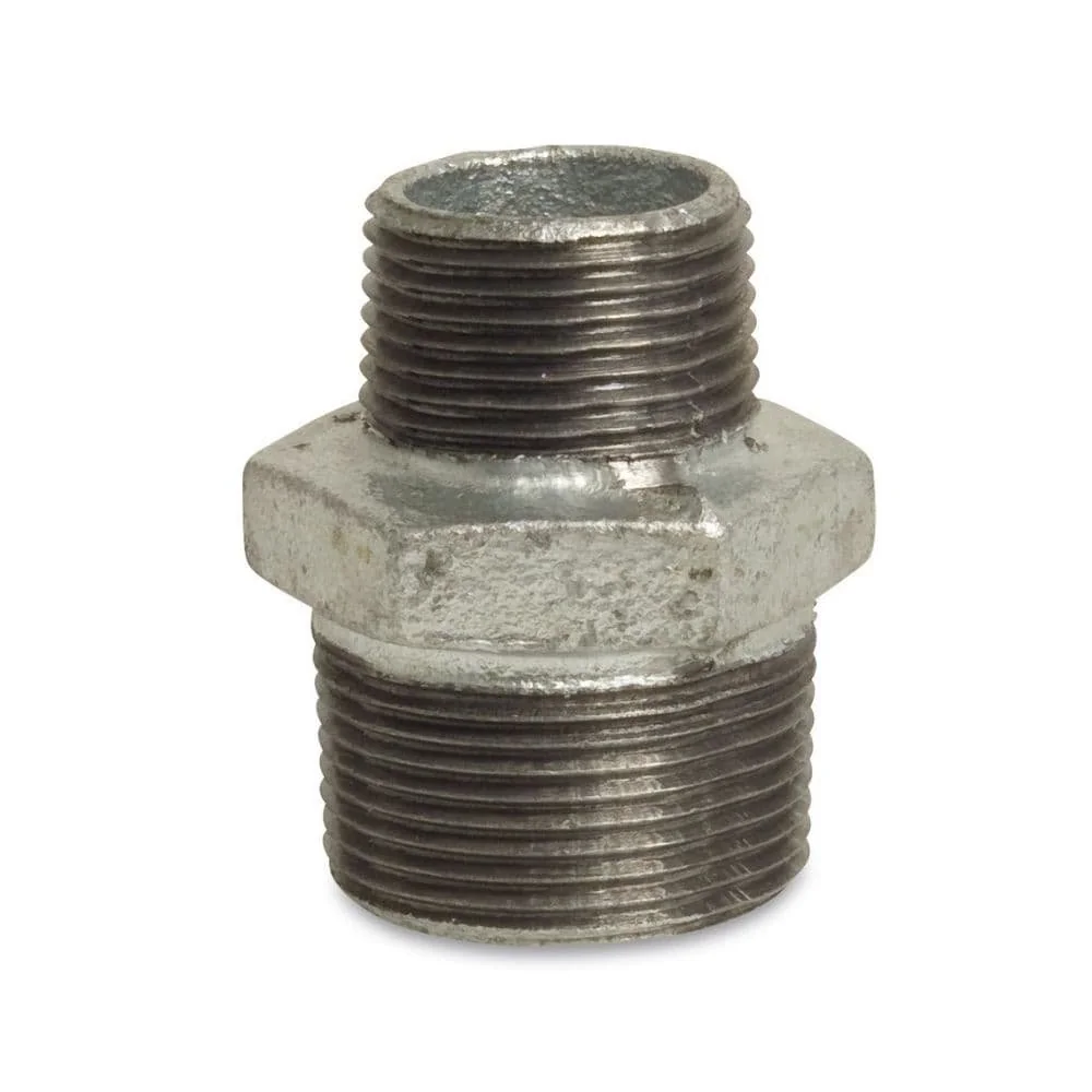 "Gewindefitting Temperguss Reduziernippel 1 1/2" AG x 1 1/4" AG image"