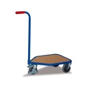 Griffroller, 3 Rad, Holz-Ladefläche, Transportroller klein, 150 kg Traglast