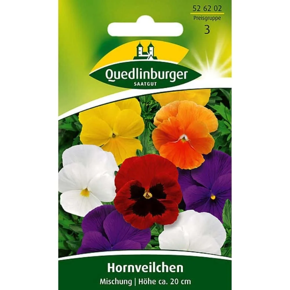 "Hornveilchen, Hybrid-Mischung, Mini Stiefmütterchen, zweijährig image"