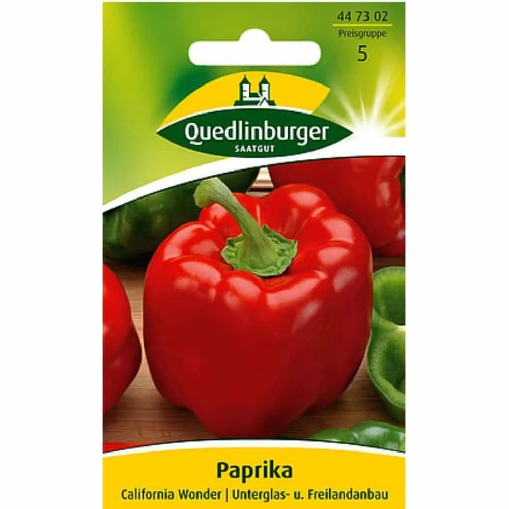 "Paprika Samen, California Wonder, zum Anbauen image"