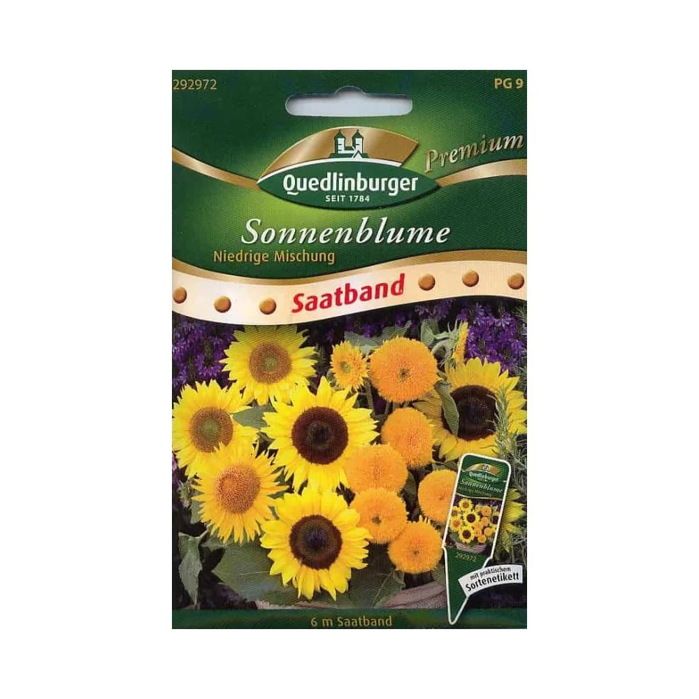 "Saatband Sonnenblumen, niedrige Mischung image"