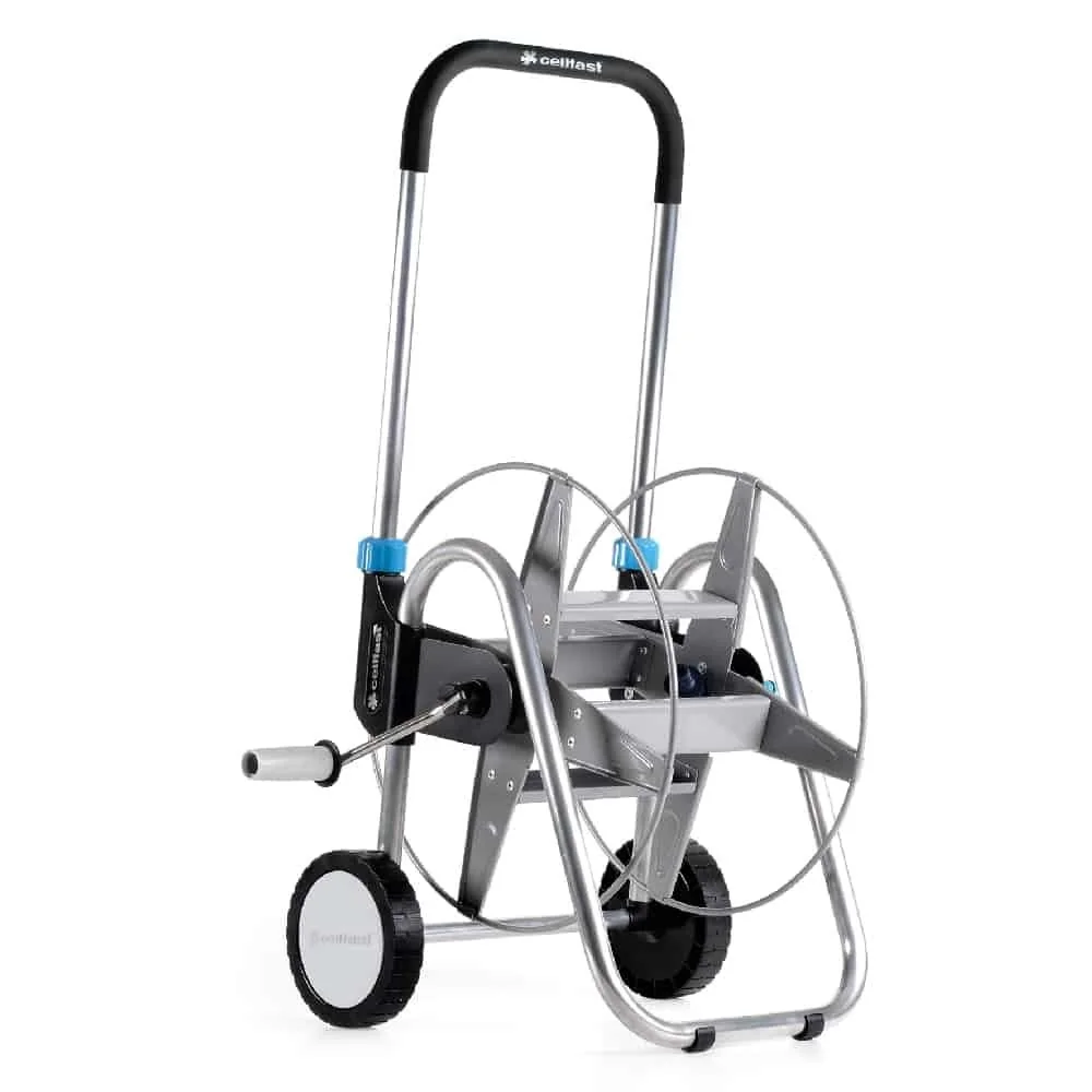 "Schlauchwagen Metall, Gartenschlauchwagen 60m, Schlauchhaspel image"