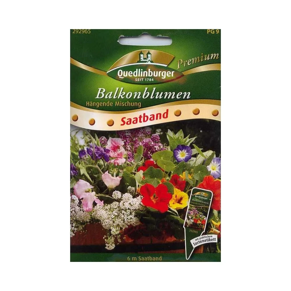 "Saatband Balkonblumen, hängende Mischung image"