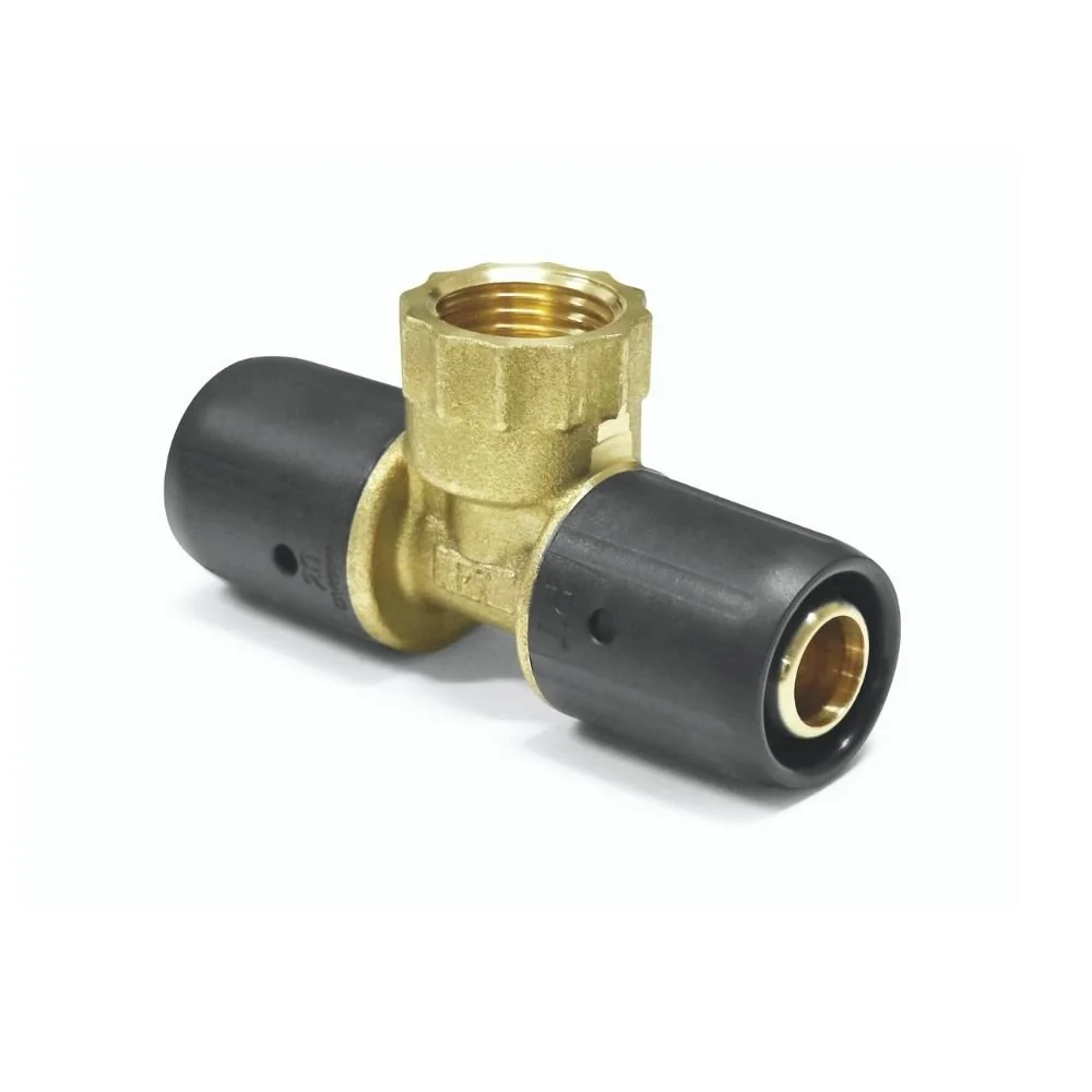 "Steckfitting T-Stück, 20mm, 3/4 Zoll, Trinkwasser, Heizung image"