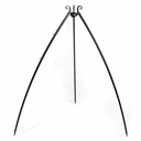 Grill Dreibein, Feuerstelle, 200 cm, Naturstahl, höhenverstellbar
