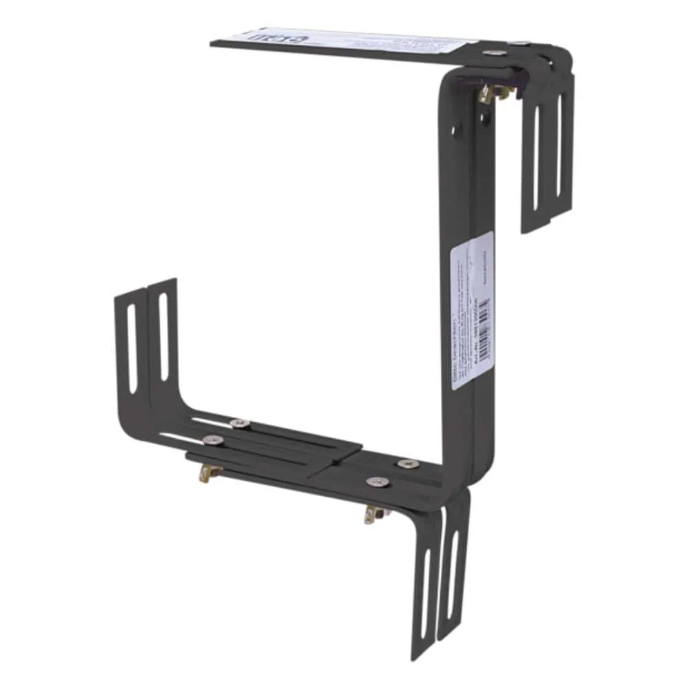 "Blumenkastenhalterung, Balkonkastenhalterung Geländer, 1 Paar Typ C, verstellbar anthrazit image"