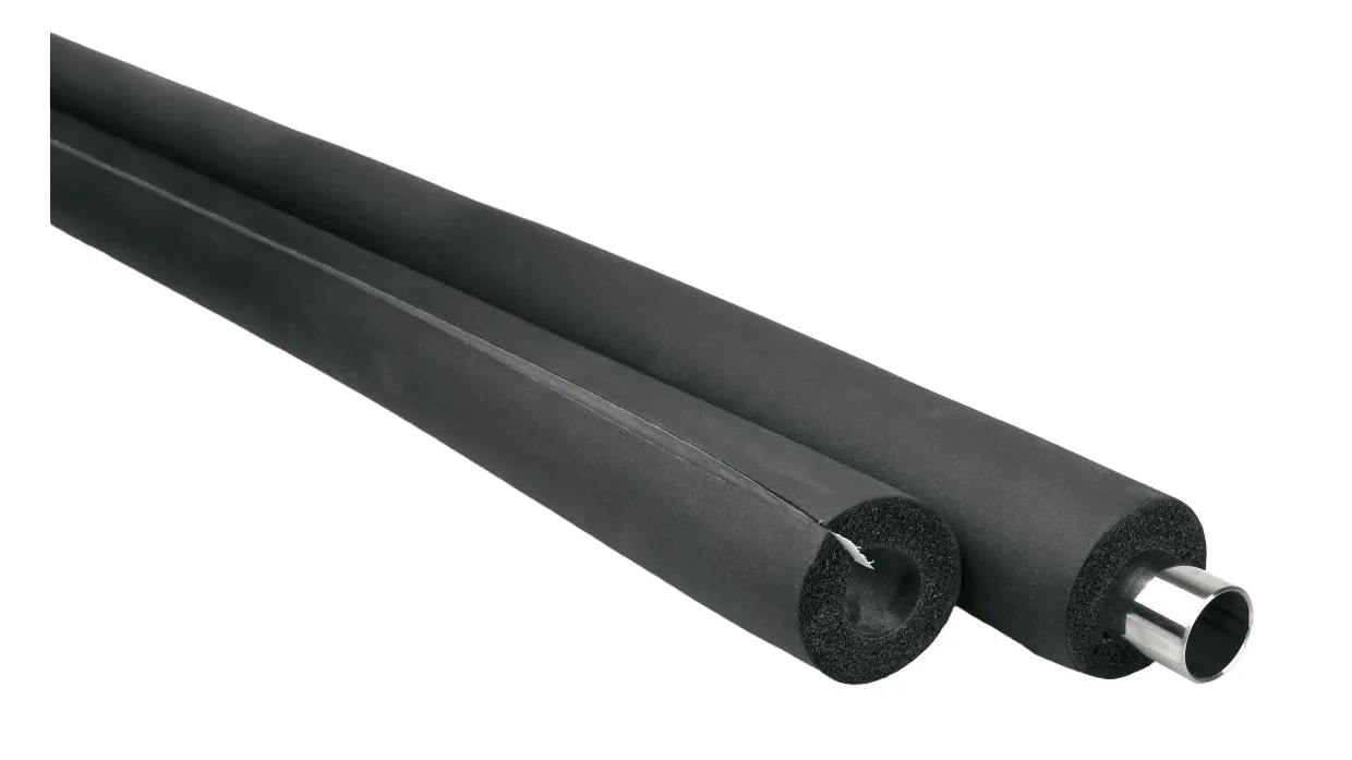 "Rohrisolierung selbstklebend, 2m, Rohrdämmung, flexibel, 28x15mm, schwarz image"