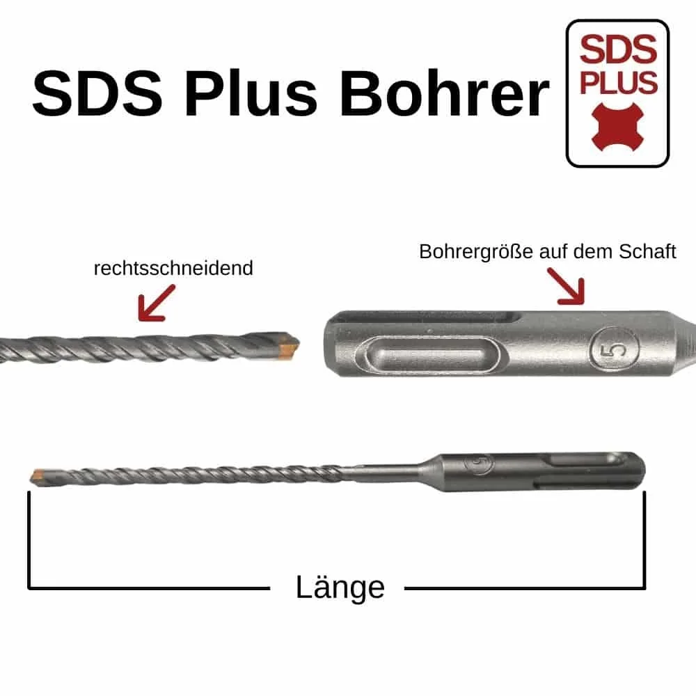 "Hammerbohrer SDS Plus, 10mm, 600mm, 4 Schneider, Betonbohrer image"