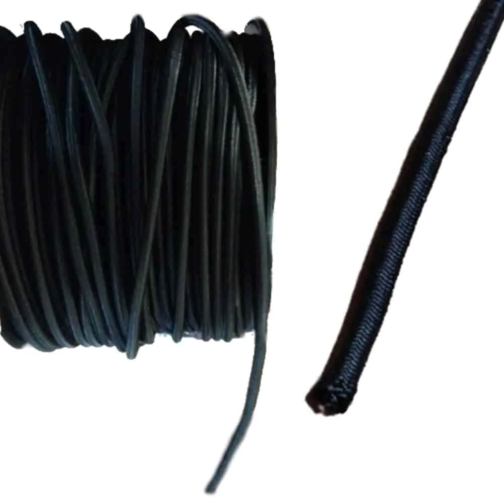 "Expanderseil 10 mm schwarz, 20 Meter, Gummiseil für Abdeckplane image"