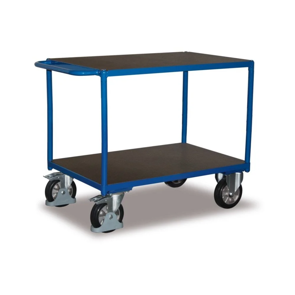 "Schwerlast Tischwagen 1000 kg, mit 2 Ladeflächen, Werkstattwagen image"