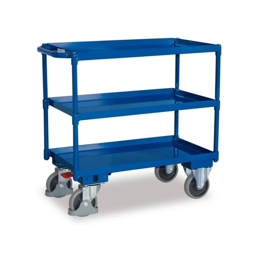 "Tischwagen, Servierwagen, Schwerlastwagen, 3 Etagen, 400 kg image"