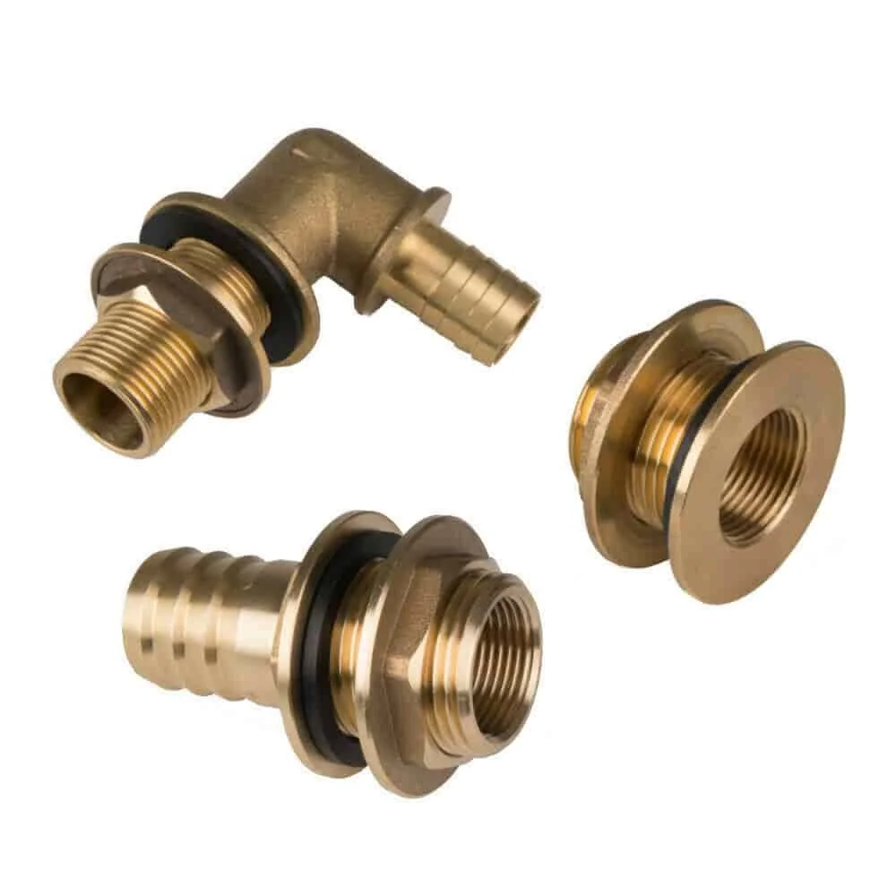 "Regentonnendurchführung Messing, Tankdurchführung, Fassverschraubung image"