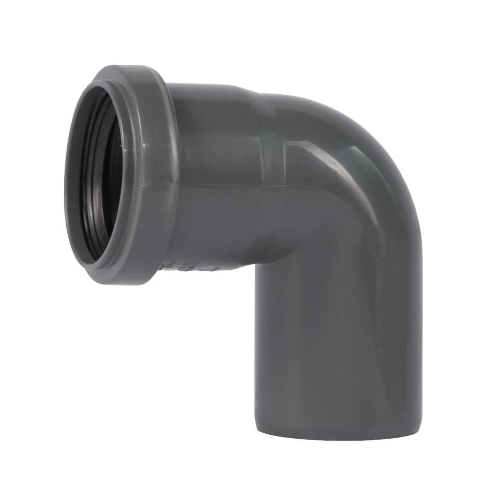 "HT Rohr 75mm, HT Bogen 87 Grad, Abwasserrohr 75mm, HTsafeB Bogen image"