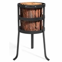 Feuerkorb, Gartenfeuerstelle, für Schwedenfeuer, Malmo Naturstahl