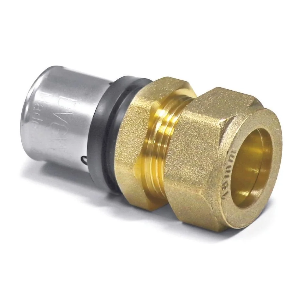 "Pressfitting Übergang Kupferrohr, 20 mm - 22 mm, Trinkwasser, Made in Germany image"