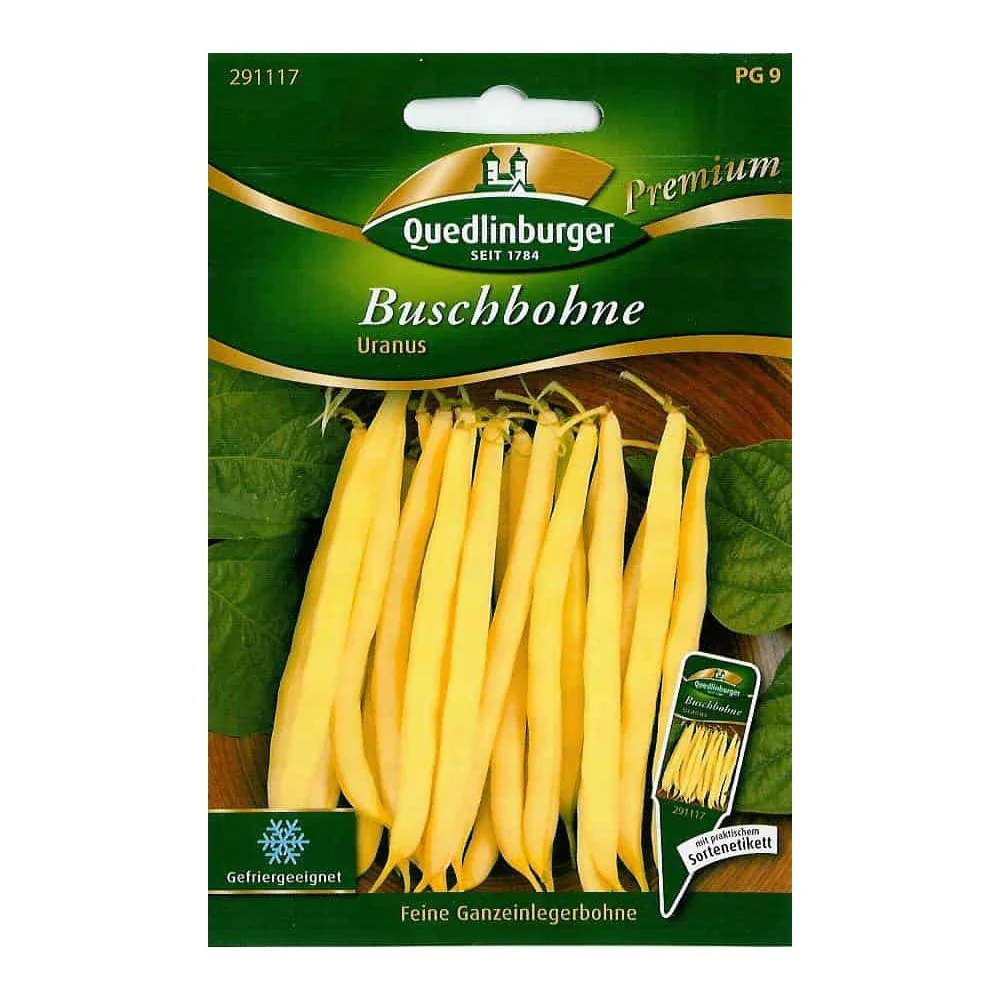 "Buschbohnen Uranus kaufen, Saatbohnen, gelbe Buschbohnen image"
