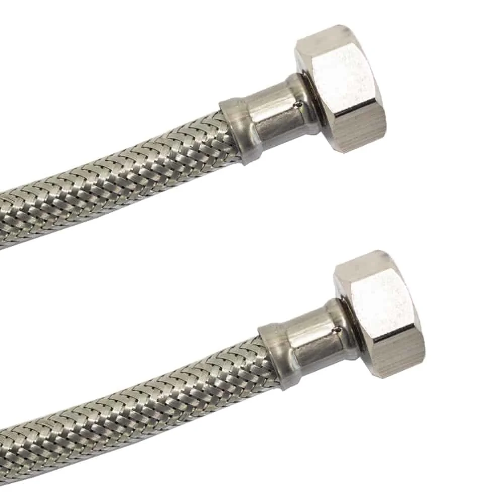 "Panzerschlauch, Edelstahl, Flexschlauch, 1/2 Zoll, 1000 mm, DVGW image"