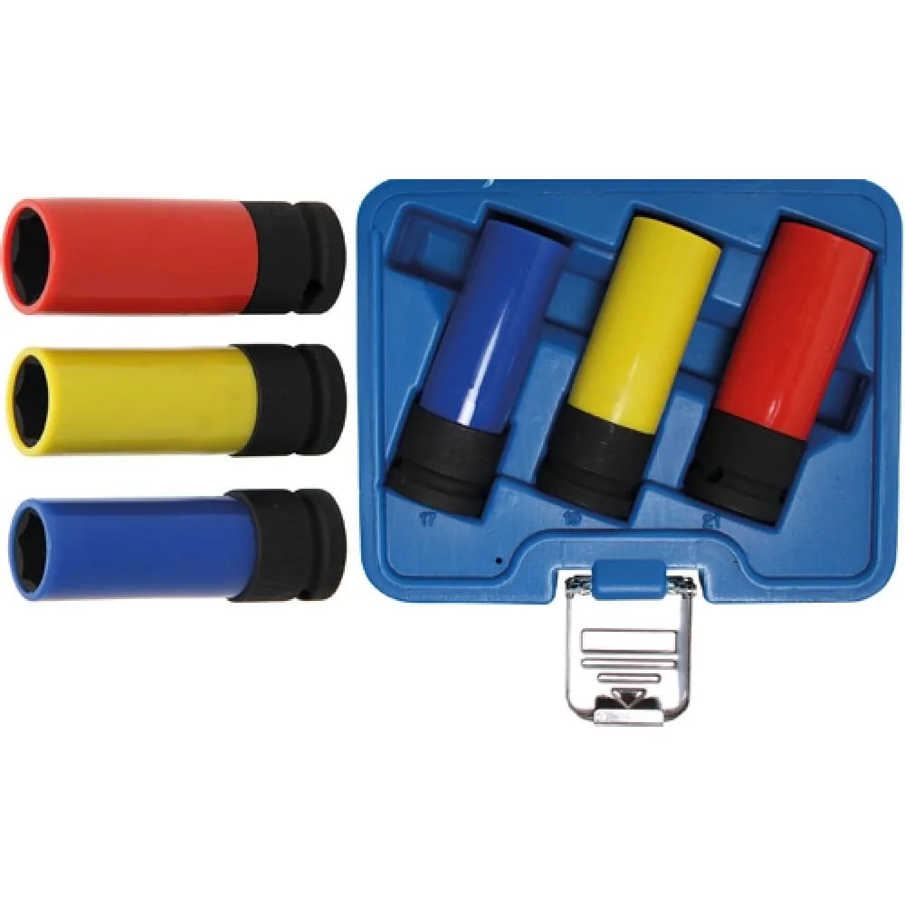 "Kraft-Schoneinsatz-Satz | 12,5 mm (1/2") | SW 17 / 19 / 21 mm | 3-tlg. image"