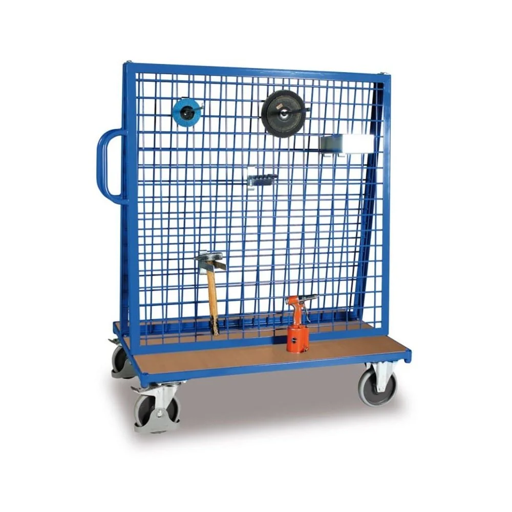"Werkstückwagen mit Ablage, EasySTOP, 500 kg Traglast, Werkstattrollwagen image"