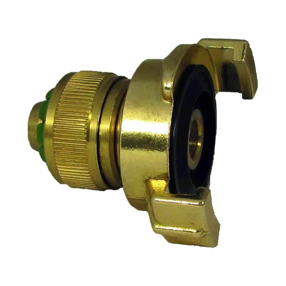 "Schlauchkupplung 3/4 Zoll Messing, Schnellkupplung, Schlauchverbinder image"