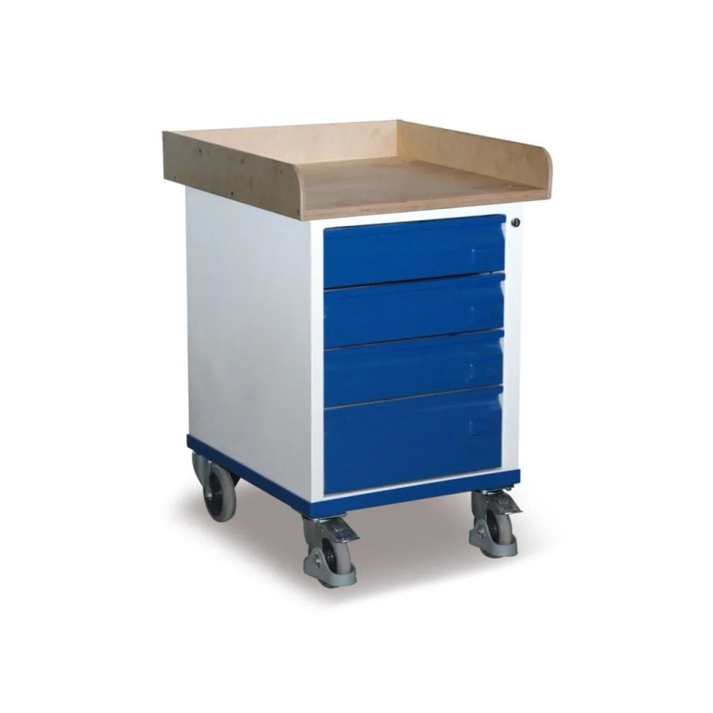 "Werkstattschrank, Schubladenschrank, 4 Schubladen, mit Ladefläche image"