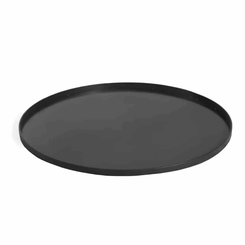 "Feuerkorb Bodenplatte, Feuerstelle Unterlage, 60cm Naturstahl image"