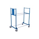 Reifenwagen 300 kg mit 2 Etagen thermoplastische Gummibereifung 1205 x 780 x 1430 mm