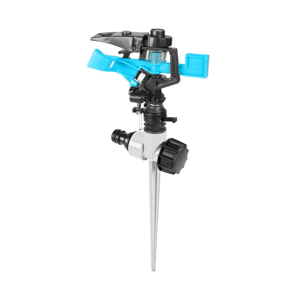 "Gartenbewässerung, Impulsregner, Erdspieß Regner, Einstellbar, 360° image"