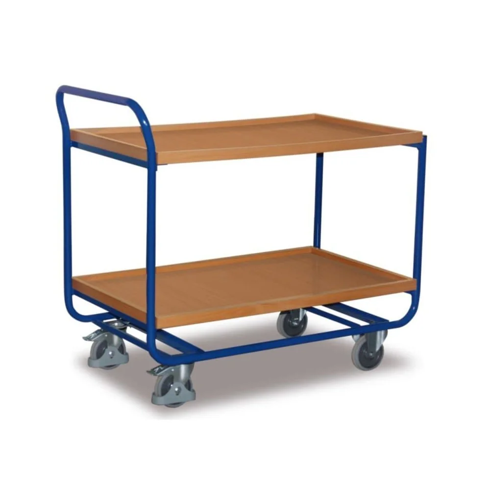 "Tischwagen Stahl 200 kg, Werkstattwagen, Transportwagen, Servierwagen image"