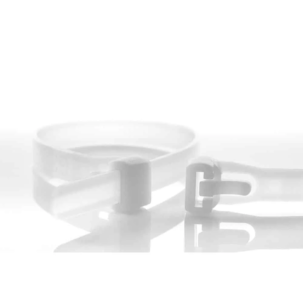 "100 Kabelbinder wiederlösbar 370 x 7,6mm natur image"