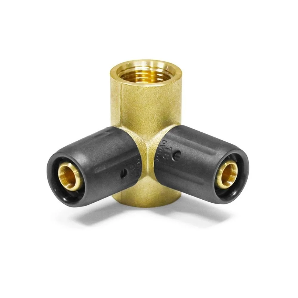 "Steckfitting Wandwinkel V-Form 16 x 2 - 1/2" - 16 x 2 image"