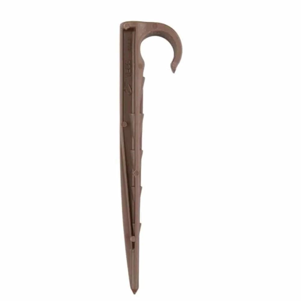 "Rohrleitungshalter, Rohrbefestigung, Schlauchhalter, Braun, 16mm image"