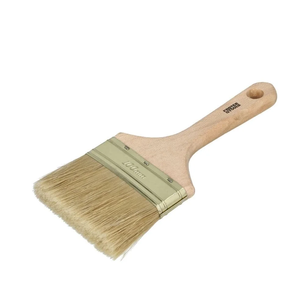 "Ölfarben Pinsel, Flachpinsel 100mm, Naturborsten Pinsel image"