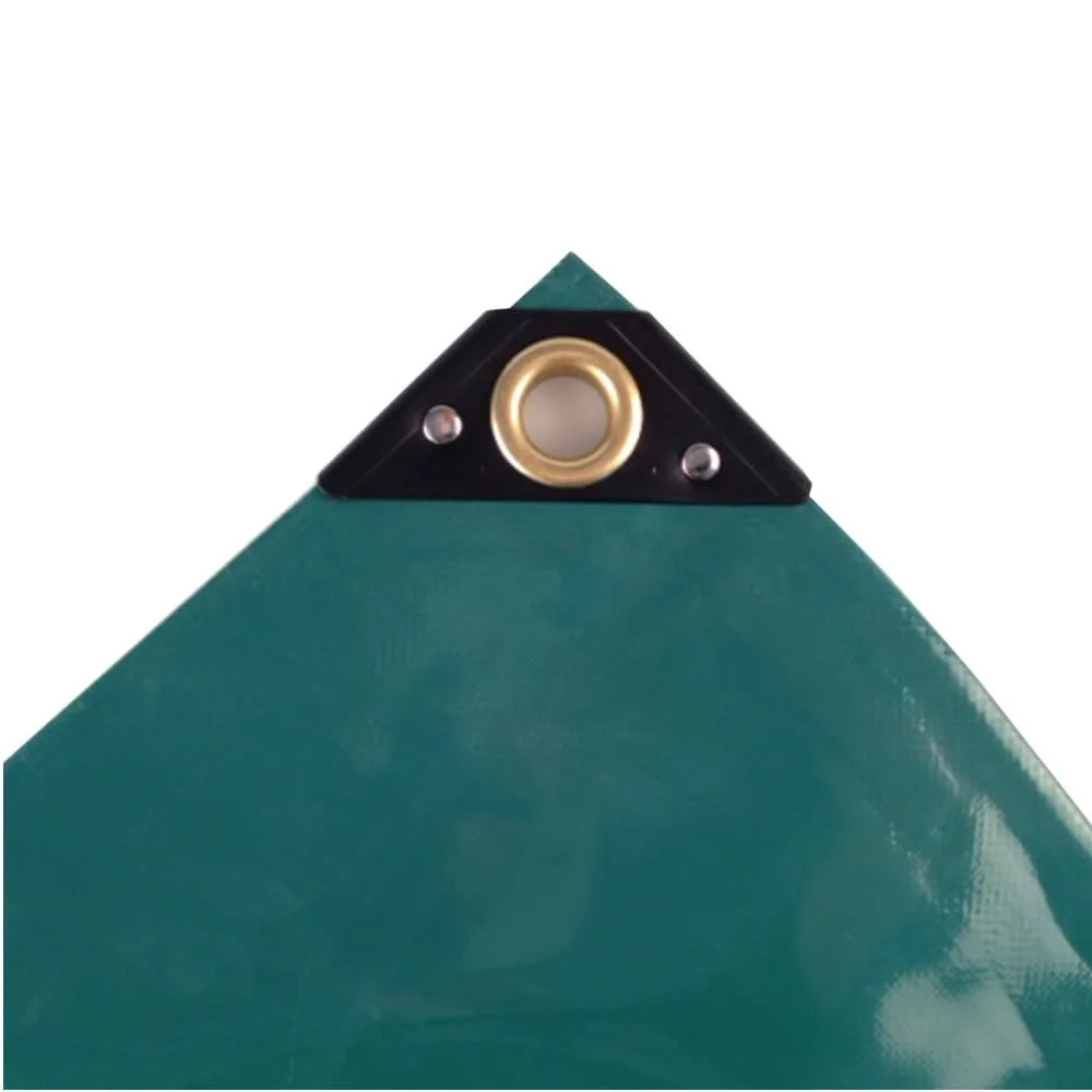 "Abdeckplane, Gewebeplane, grüne PVC Plane 650g/m², 1,5 x 20m (30m²), wasserdicht, reißfest, UV-stabil image"