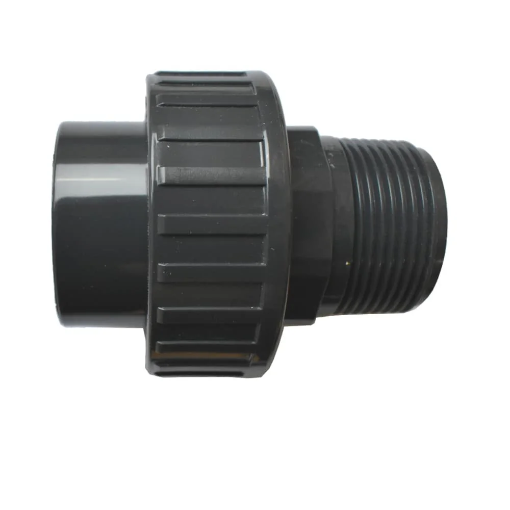 "PVC 3/3 Verschraubung Klebemuffe x AG 20 mm x 1/2" image"