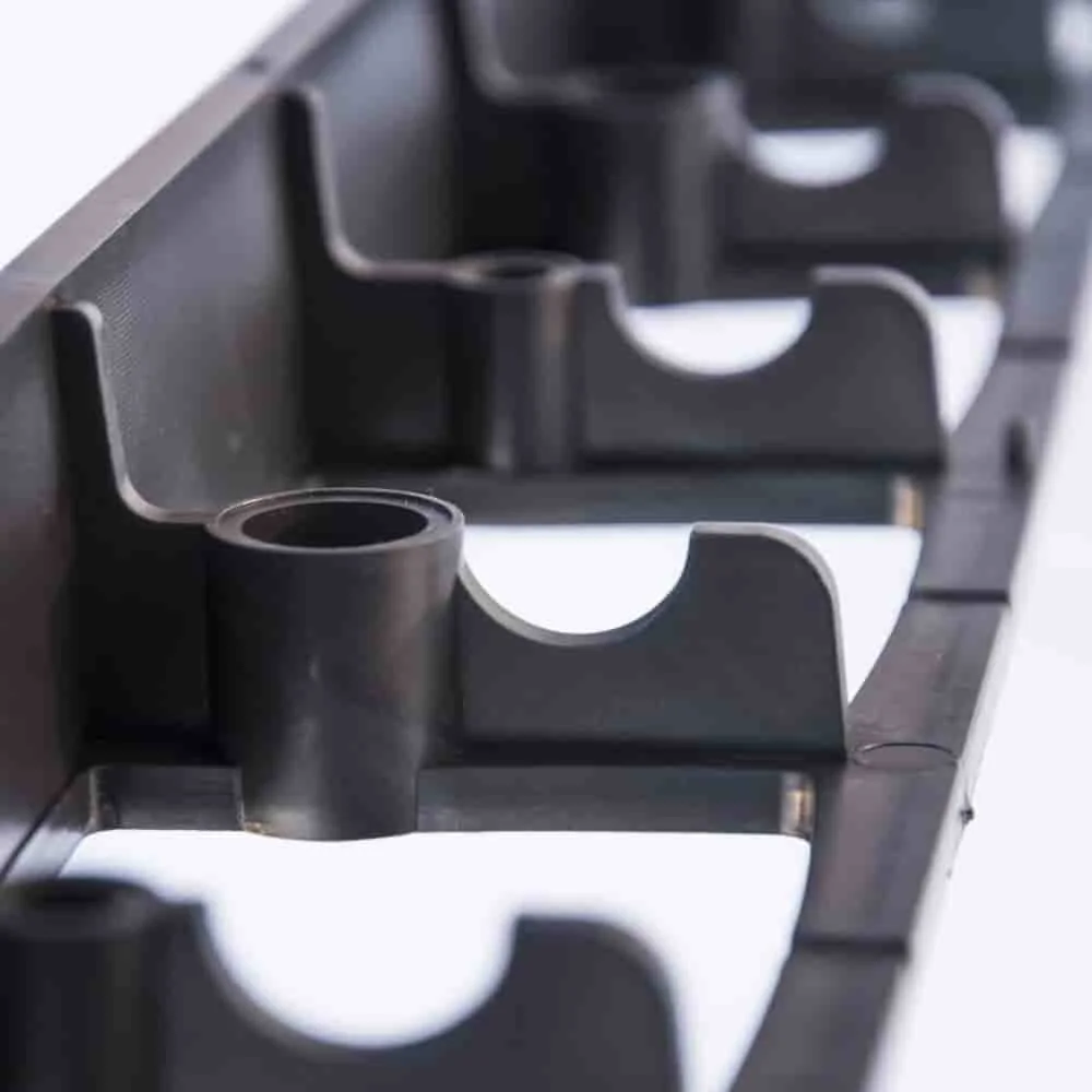 "Rasenkante, Beeteinfassung, 6cm x 100cm, schwarz, kunststoff, flexibel image"