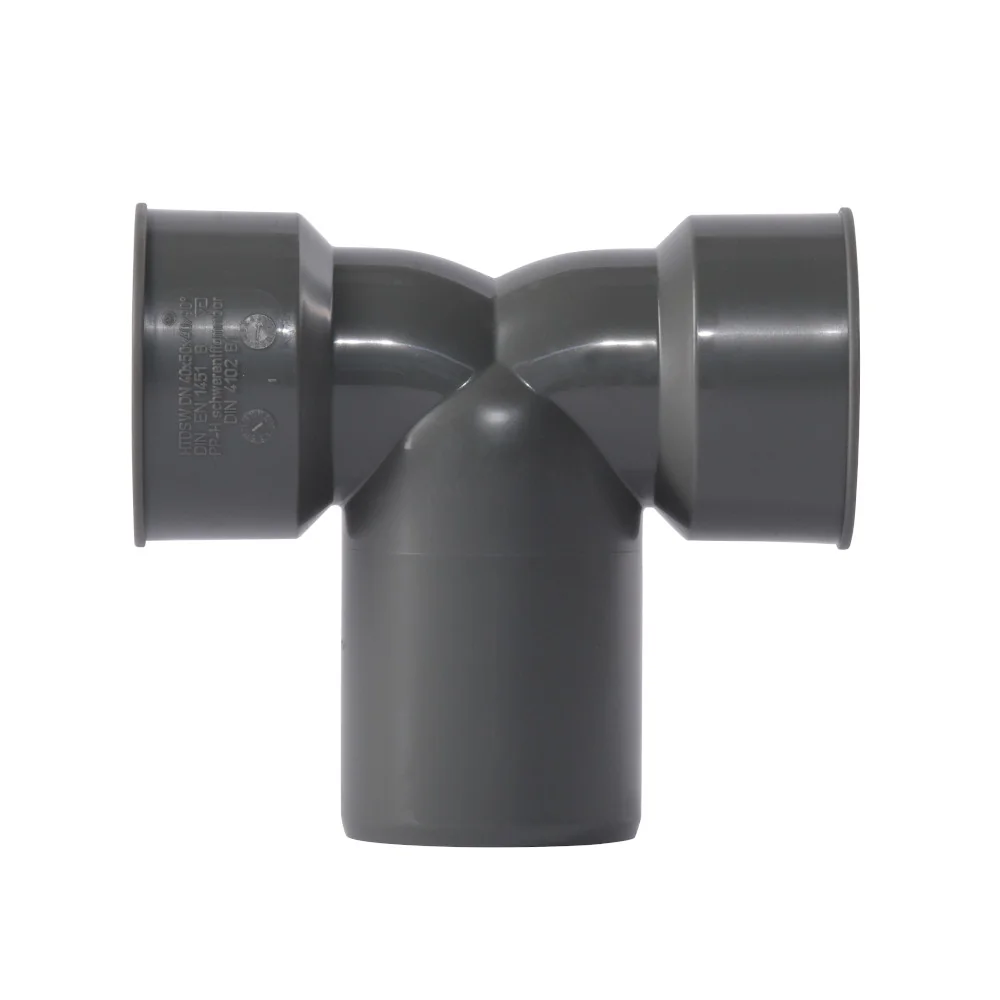 "Doppelanschlussbogen DN/OD 50/40, HT Rohr Bogen, Abwasserrohrbogen image"