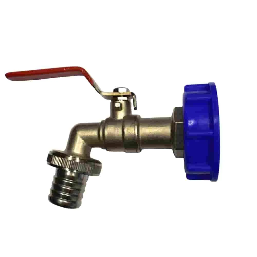 "IBC Container Adapter, S60 Wasserhahn, 1 Zoll Auslaufhahn image"