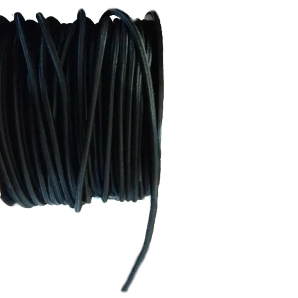 "Expanderseil 6 mm, schwarz, 25 m, Gummiseil Meterware, Planenseil image"