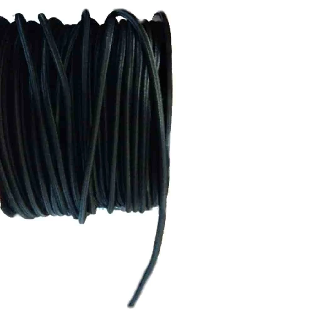 "Expanderseil 6 mm, schwarz, 12 Meter, PP Ummantelung, Planenseil image"