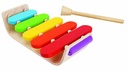 Plan Toys - Musikspielzeug - Xylophone oval, Gummibaumholz