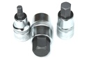 1/2" Inbus-Nuss H5 CrV  - kurze Ausführung -
