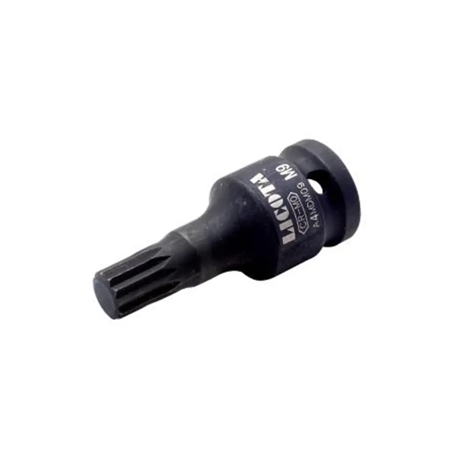 "Schlagschraubernuss, Vielzahn Nuss, 1/2 Zoll, XZN M10, 60mm, Cr-Mo image"