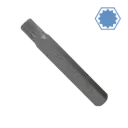 Spline Bit M8, Vielzahn Bit, 10mm Hex, 75mm, S2 Stahl