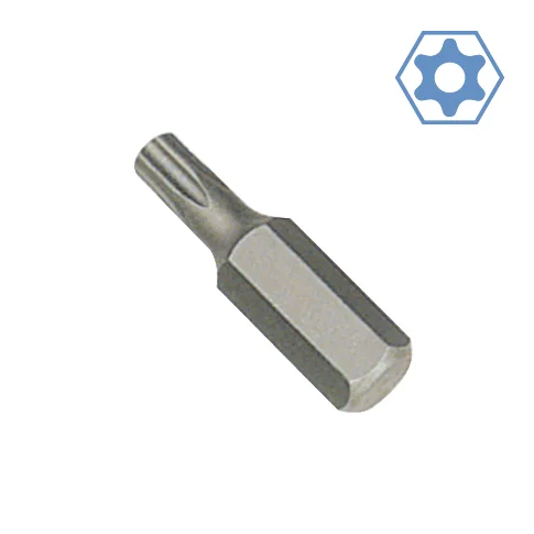 "Innensechskant Bit, Innensechskant mit Stirnloch, T27, 30mm, S2 Stahl Bit image"