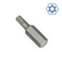 Torx bit mit Loch, T40, Stirnloch, 5/16 Zoll
