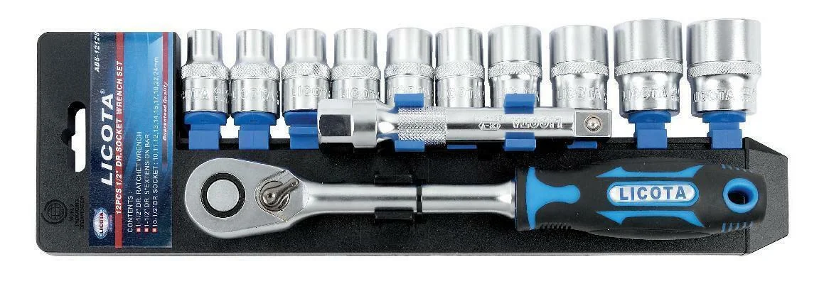 "Stecknuss Satz, 12-teilig, Knarrenkasten 1/2 Zoll, Superlock Nüsse, Industrie Qualität image"