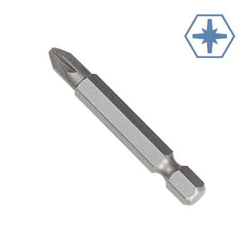 "PZ2 Bit 50mm, Schrauberbit, S2 Stahl, Kreuzschlitz, Pozidriv image"