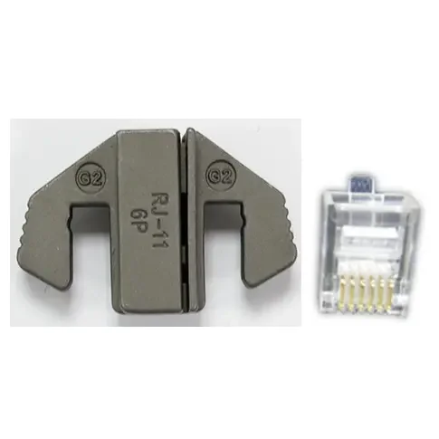 "RJ11 Crimpzange, RJ12, Pressprofil Einsatz ACP-G2 image"
